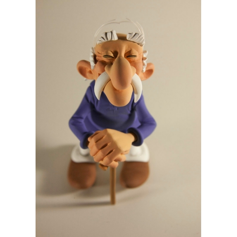 2016 - AGE Collectible Figurine Fariboles: Asterix Geriatrix Agecanonix 