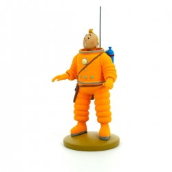 Figurine de collection Tintin en cosmonaute 15cm Moulinsart 42186 (2014)
