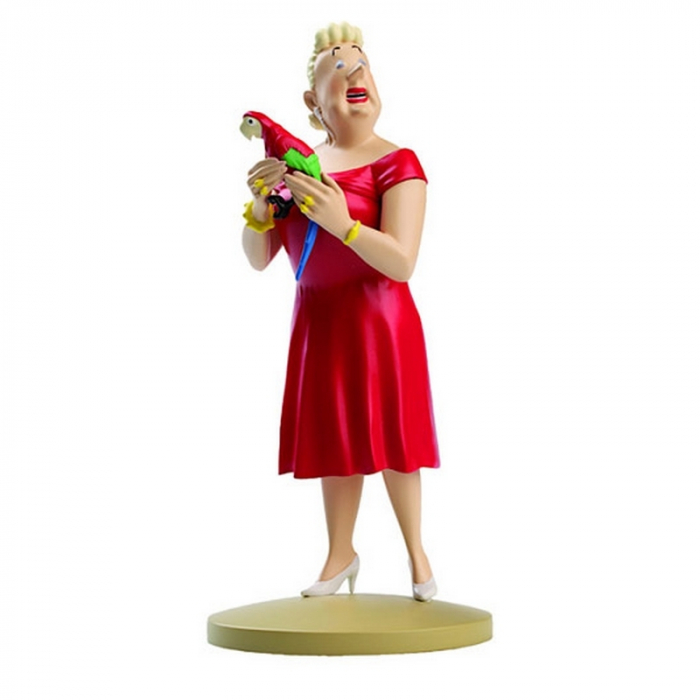 Figurine de collection Tintin Castafiore perroquet 13cm Moulinsart 42185 (2014)