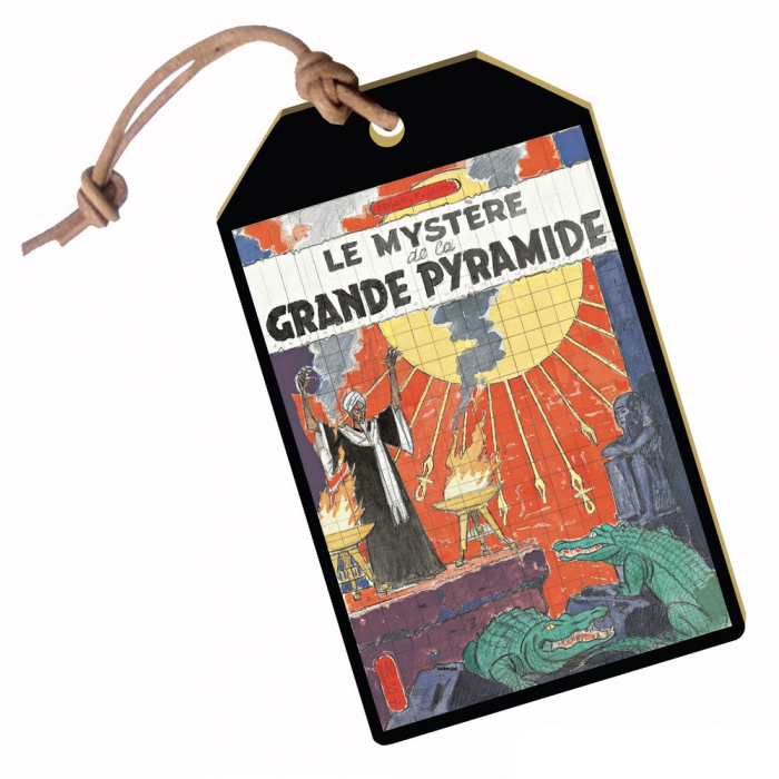 Etiquette à bagage Akimoff Blake et Mortimer (Le Mystère de la Grande Pyramide)