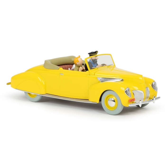 Collectible car Tintin, the yellow Haddock convertible Nº02 1/24 (2020)