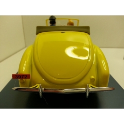 Coche de colección Tintín, el convertible amarillo de Haddock Nº02 1/24 (2020)