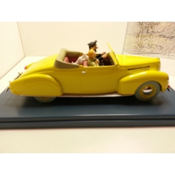 Coche de colección Tintín, el convertible amarillo de Haddock Nº02 1/24 (2020)