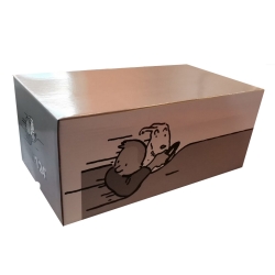 Coche de colección Tintín, la Jeep Azul CJ2A Objetivo la Luna Nº04 1/24 (2020)