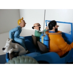 Collectible car Tintin, the Blue jeep CJ2A Destination Moon Nº04 1/24 (2020)