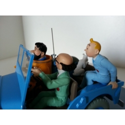 Collectible car Tintin, the Blue jeep CJ2A Destination Moon Nº04 1/24 (2020)