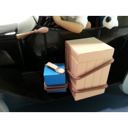 Coche de colección Tintín, la Ford T Negra Tintín en el Congo Nº05 1/24 (2020)