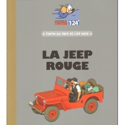 Voiture de collection Tintin, la Jeep rouge Willys MB 1943 Nº06 1/24 (2020)