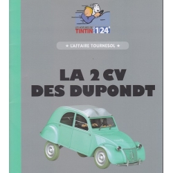Voiture de collection Tintin, la Citroën 2CV des Dupondt Nº08 1/24 (2020)