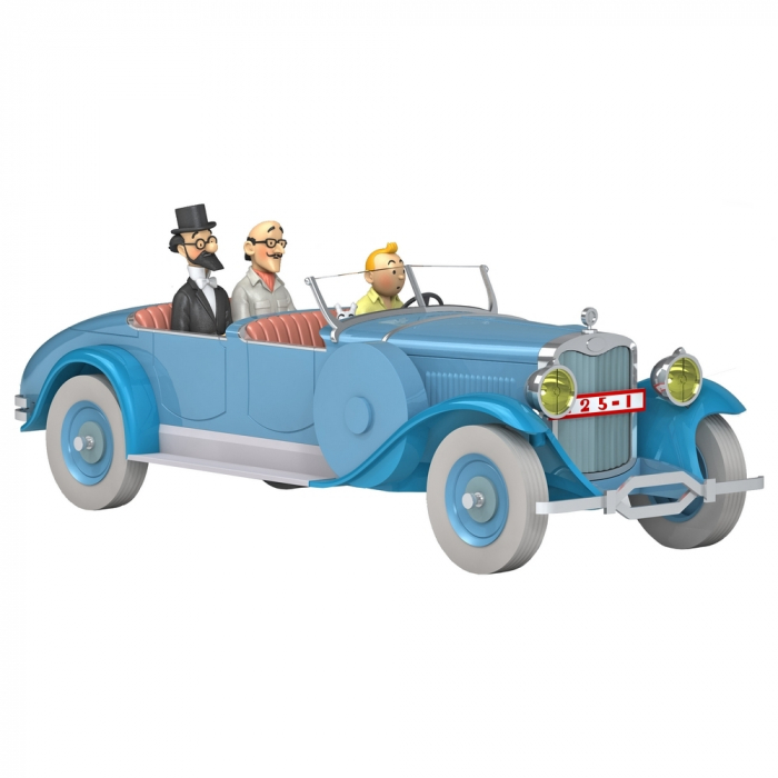 Voiture de collection Tintin, la Lincoln Torpedo du Dr Finney Nº10 1/24 (2020)