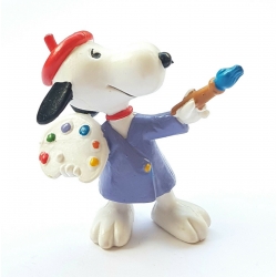 Figurine Schleich® Peanuts, Snoopy peintre (22236)