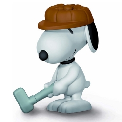 Figurine Schleich® Peanuts, Snoopy Golfeur (22077)
