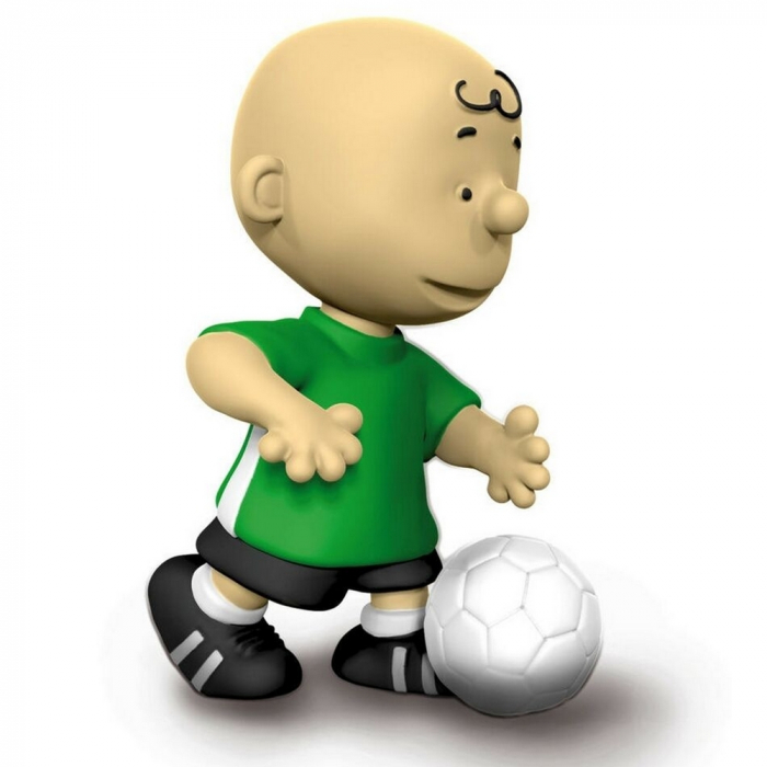 Figura Schleich® Peanuts Snoopy, Charlie Brown Futbolista (22078)