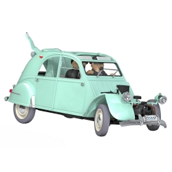 Collectible car Tintin, the Broken down Citroën 2CV Nº11 1/24 (2020)