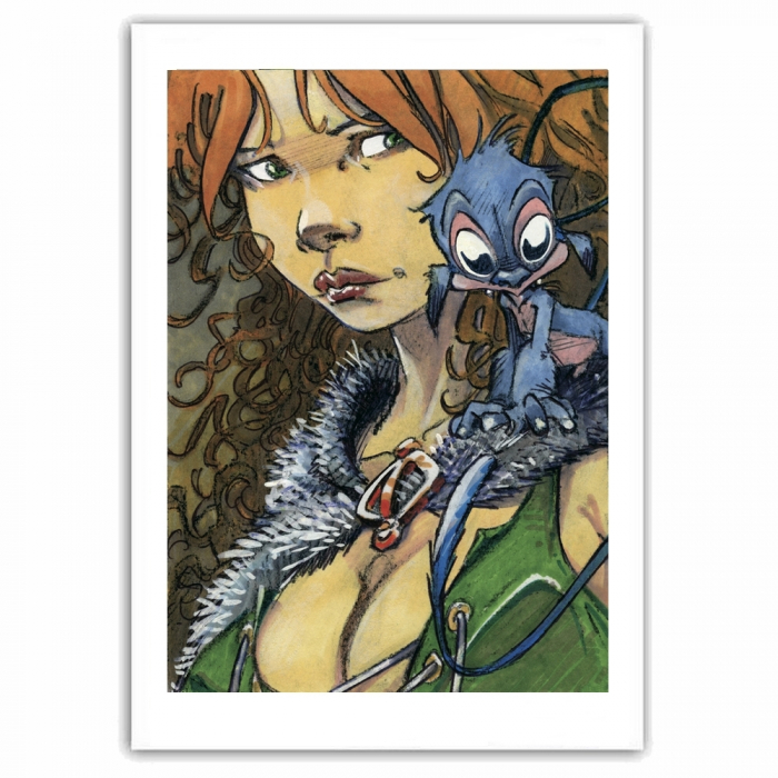 Póster cartel Loisel Búsqueda del Pájaro del Tiempo Pelisse y Fourreux (50x70cm)