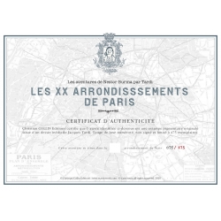 Poster affiche Tardi Nestor Burma, XVIIIème arrondissement de Paris (60x35cm)