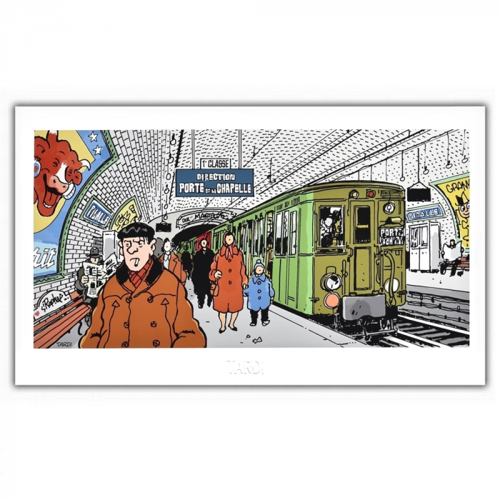 Póster cartel Tardi Nestor Burma, IX Distrito de París (60x35cm)