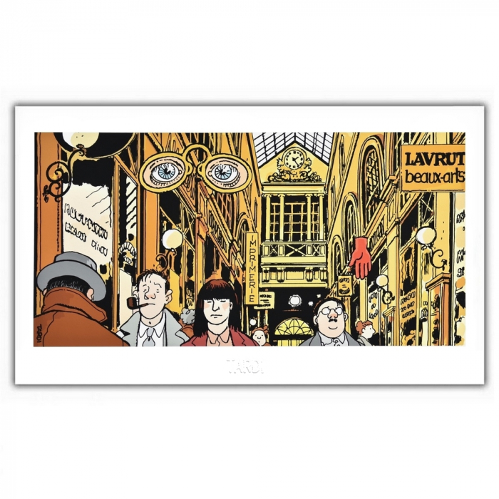 Poster affiche Tardi Nestor Burma, IIème arrondissement de Paris (60x35cm)