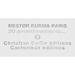 Póster cartel Tardi Nestor Burma, III Distrito de París (60x35cm)