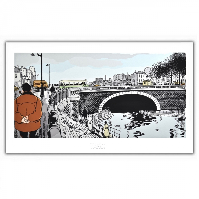 Poster affiche Tardi Nestor Burma, 4ème de couverture (60x35cm)