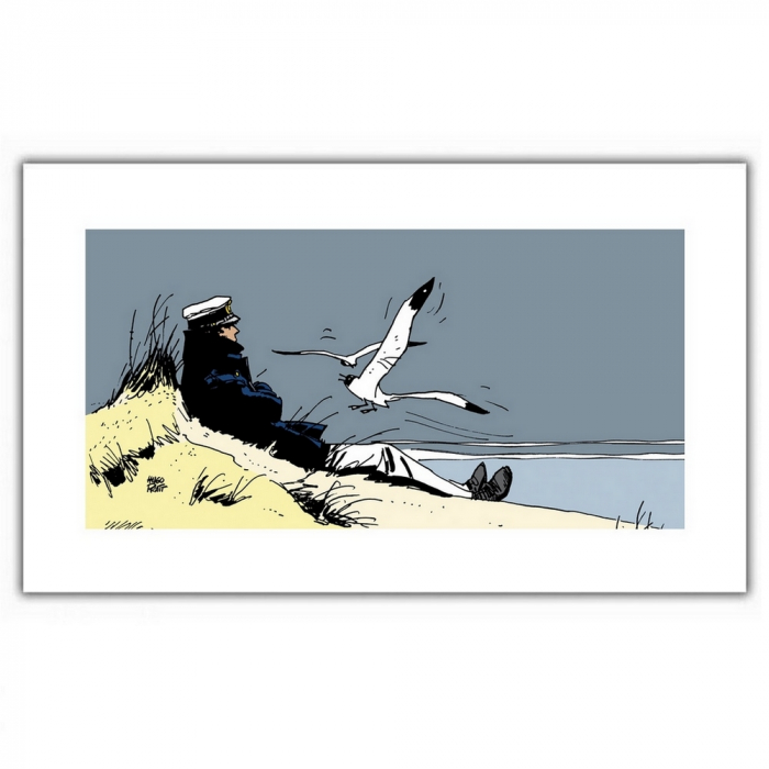 Poster affiche offset Corto Maltese, Marin (50x25cm)