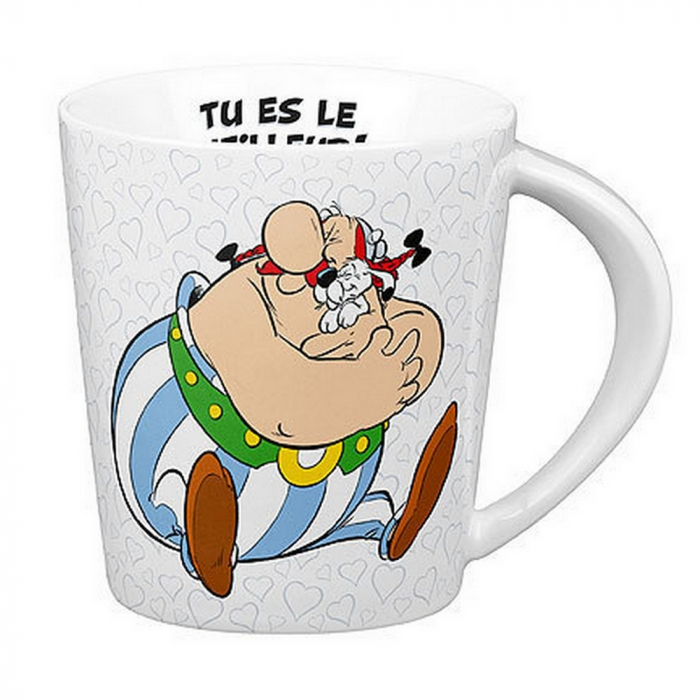 Taza mug Könitz en porcelana Asterix y Obelix (Tu es le meilleur)