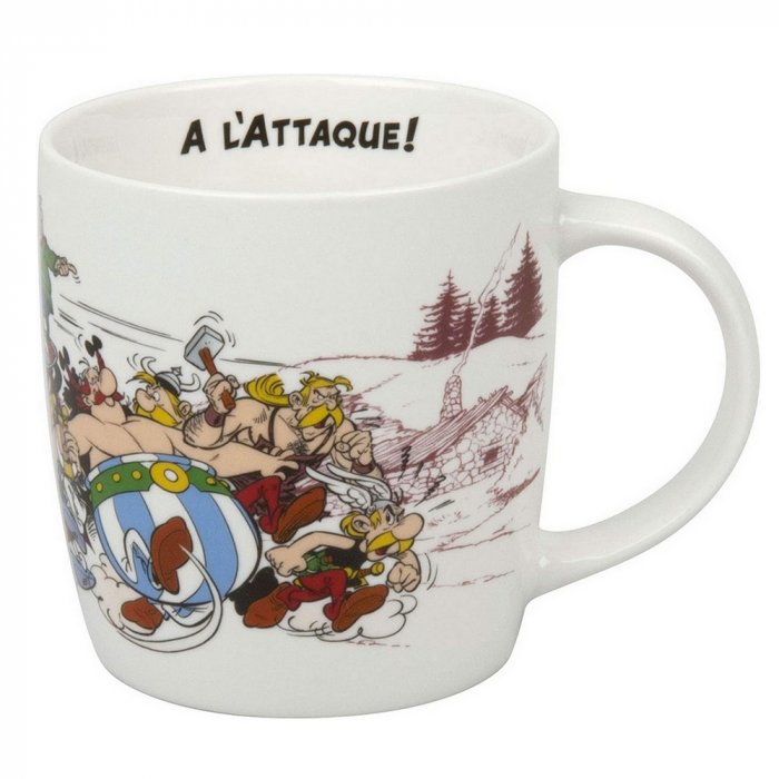 Tasse mug Könitz en porcelaine Astérix et Obélix (A l'attaque !)