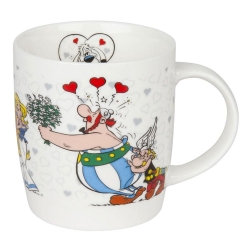 Tasse mug Könitz en porcelaine Astérix et Obélix (Amoureux)