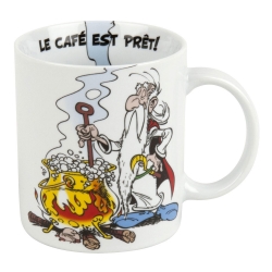 Tasse mug Könitz en porcelaine Astérix et Obélix (Le café est prêt !)
