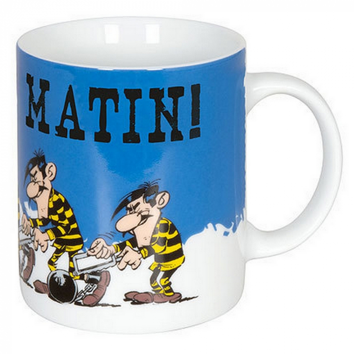 Könitz porcelain mug Lucky Luke, Dalton Brothers (Lundi Matin)