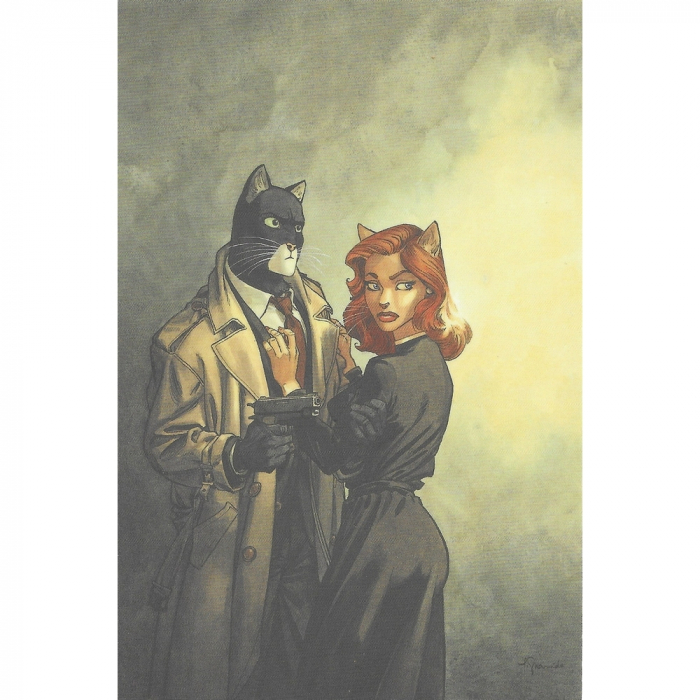 Postal de Blacksad, John y Natalia Willford (10x15cm)