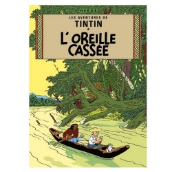 Poster Moulinsart Album de Tintin: L'oreille cassée 22050 (50x70cm)