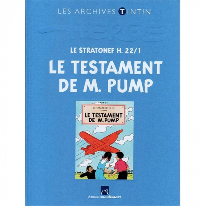The archives Tintin Atlas Jo, Zette and Jocko, Le Testament de M. Pump (2012)