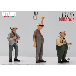 Set of three collectible figures Attakus, The Old Geezers C797 (2020)