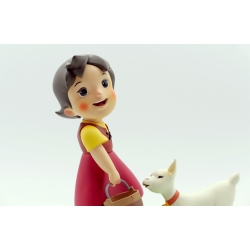 Figurine de collection LMZ Heidi, fille des Alpes et blanchette (2020)