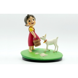Figurine de collection LMZ Heidi, fille des Alpes et blanchette (2020)