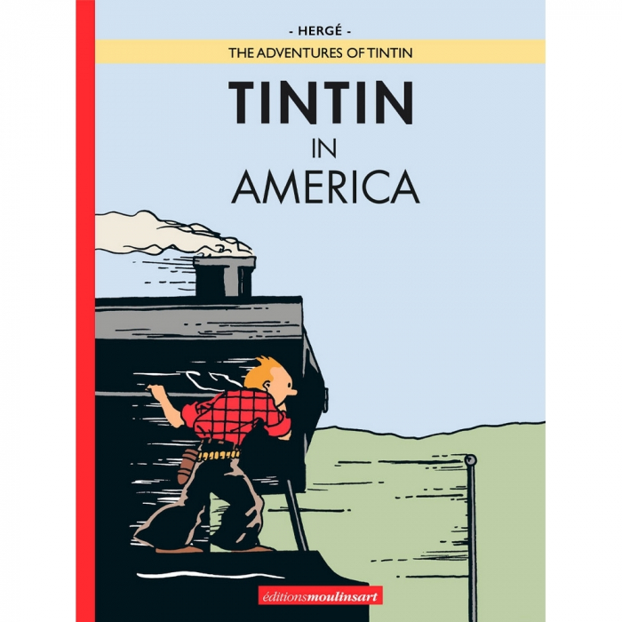 Album The Adventures of Tintin T3 - Tintin in America color version (2020)