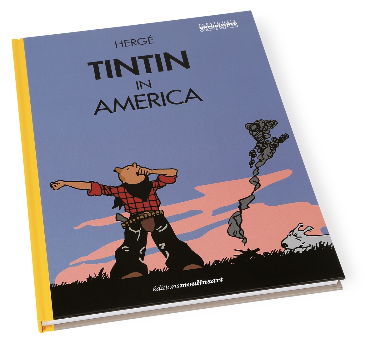miniature 2  - Album Les Aventures de Tintin T3 - Tintin in America colorisée EN V2 (2020)