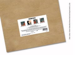 Collectible marbles signs Blake and Mortimer Scream of Moloch (10x10cm)