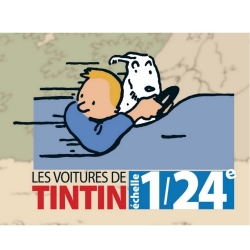 Coche de colección Tintín, el convertible bordura Nº24 1/24 (2020)