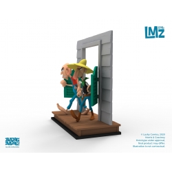 Figura de colección LMZ Lucky Luke, Los rivales de Painful Gulch 19cm (2020)