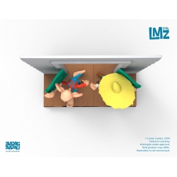 Figurine de collection LMZ Lucky Luke, Les Rivaux de Painful Gluch 19cm (2020)