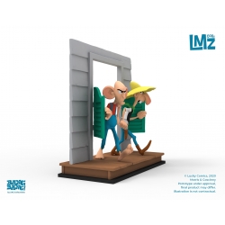 Figurine de collection LMZ Lucky Luke, Les Rivaux de Painful Gluch 19cm (2020)