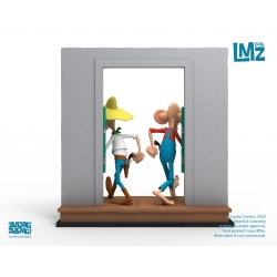 Figura de colección LMZ Lucky Luke, Los rivales de Painful Gulch 19cm (2020)