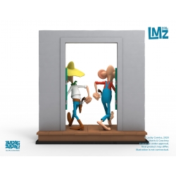 Figurine de collection LMZ Lucky Luke, Les Rivaux de Painful Gluch 19cm (2020)