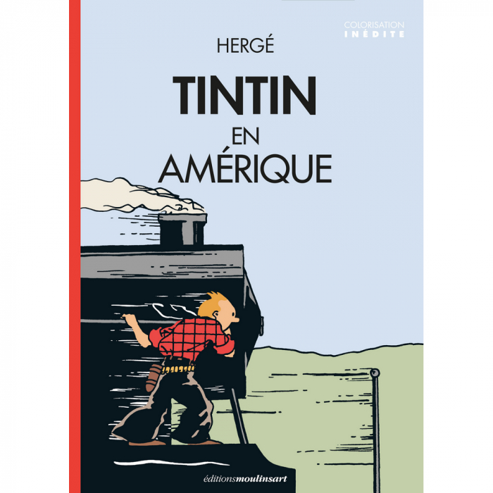 Póster Moulinsart álbum de Tintín en América 22021 (50x70cm)