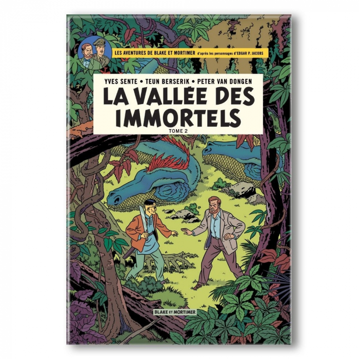 Aimant magnet décoratif Blake et Mortimer, La vallée des immortels T2 (79x55mm)