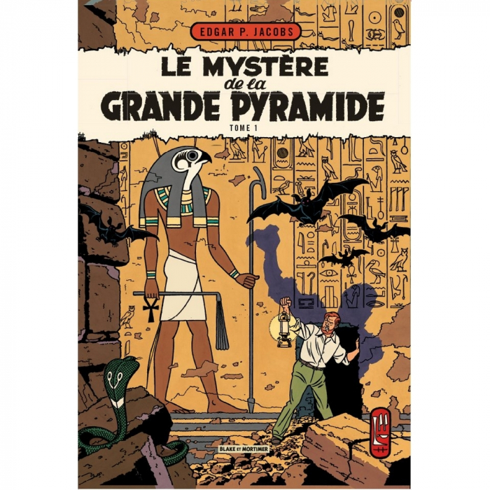 Postal de Blake y Mortimer: Le Mystère de la Grande Pyramide T1 (10x15cm)