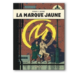 Aimant magnet décoratif Blake et Mortimer, La Marque Jaune (55x79mm)