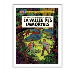 Póster cartel offset Blake y Mortimer, La vallée des immortels T2 (28x35,5cm)